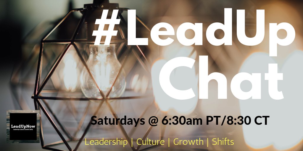 Join #LeadUpChat today with <a href="/heffrey/">Jeff Veal</a> as we launch our newest series for May  - Turning Point. 

Today, "Challenging Our Craft with Clarity." 

See you in just one hour! 

#satchat #edchat #education #edleadership #suptchat