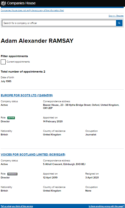 But it's Adam Ramsay we're interested in6/8 http://web.archive.org/web/20210501122522/https://find-and-update.company-information.service.gov.uk/officers/pCT_Nk1eAUzdKlX7jGDwi10Y0Vc/appointments