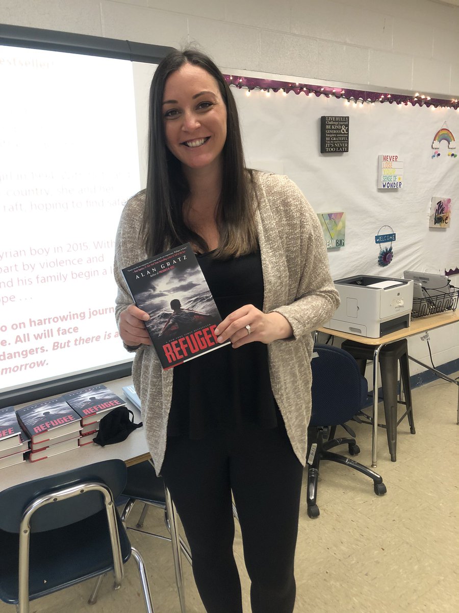 I’ve waited all year for this moment! (Actually two thanks to Covid!) #Refugee #novelstudy #ELA