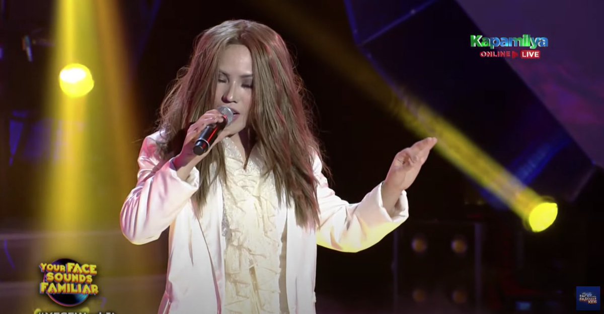 YourFacePH's tweet photo. Lie Reposposa as Celine Dion!

#YFSFWerkit

Watch here:
https://t.co/L9dIgyZWwP
https://t.co/L9dIgyZWwP https://t.co/fTeQLTV2MP