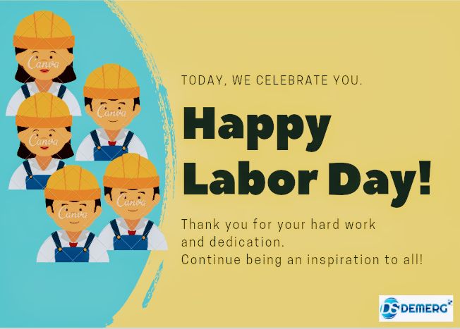 DemergIndia's tweet photo. Team Demerg wishes you all a very Happy Labour Day. 
As we pass through a yet another difficult phase of the pandemic, let us all be strong in fighting the toughest of the battle of survival and continue giving our best in making this planet a better place to live.#labourday2021 https://t.co/UHcyyhp0Y3
