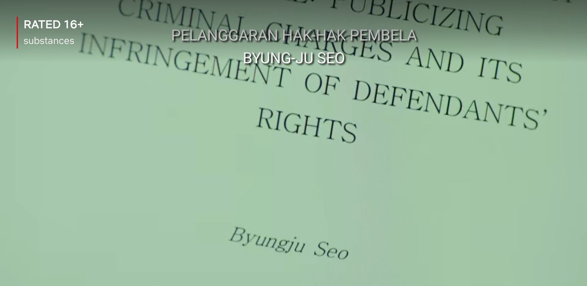  SEO JIHOJiho jg udah baca papernya Prof Seo yg justru bertolak belakang sama apa yg Prof Seo lakukan, Prof Seo mempublikasi tuduhan2 thd bapaknya Jiho yg membuat bapaknya bunuh diriJadi Jiho juga punya motif, dia punya dendam. Kita liat nanti di ep selanjutnya #LawSchool