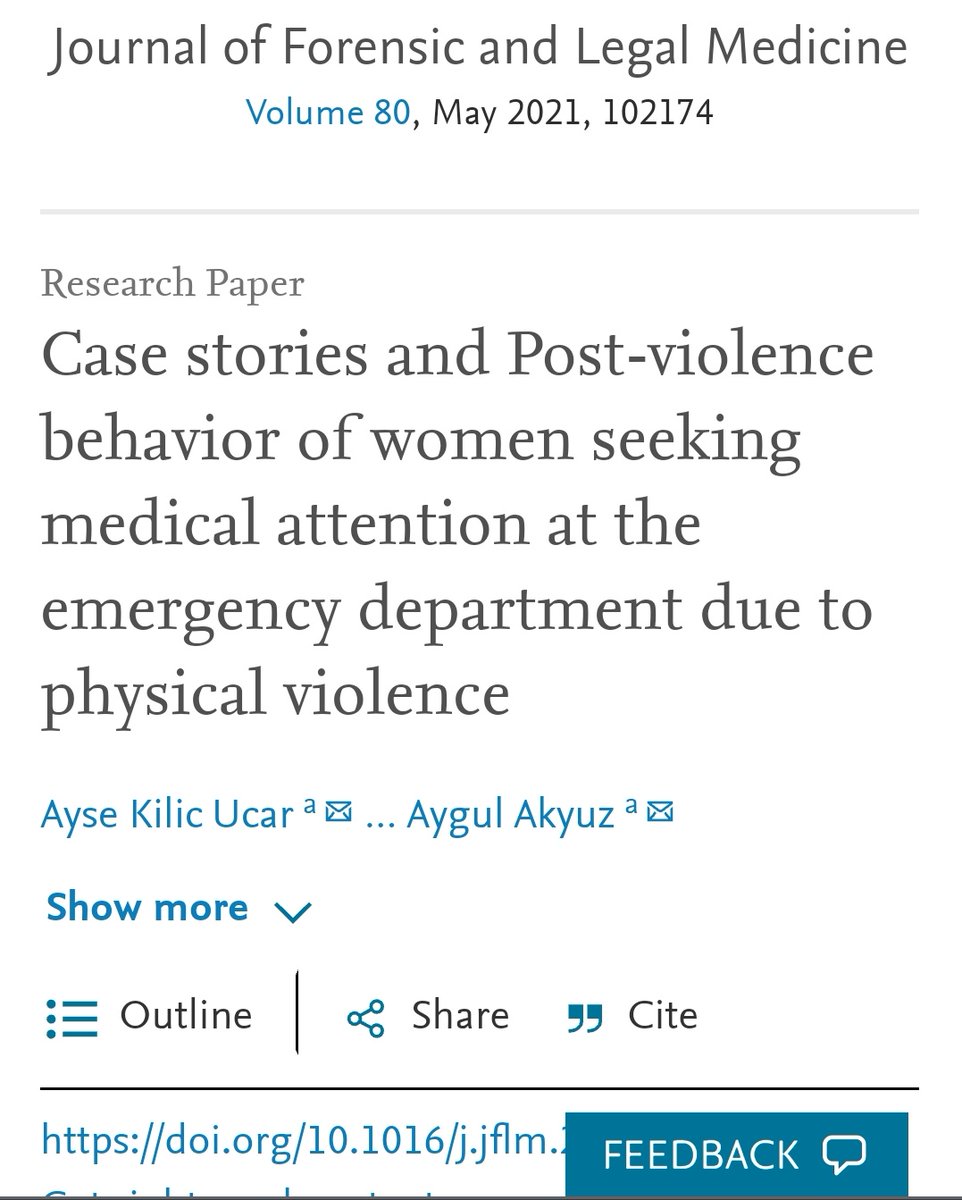 StreetTreck's tweet photo. #OdinsHaven #11

#Journal of #Forensic and #Legal #Medicine Volume 80, May 2021, 102174

#Casestories and #Postviolence #behaviorofwomen #seeking #medicalattention at the #emergencydepartment due to #physicalviolence

https://t.co/2d6l1i1yJ7
https://t.co/xctlByFVa4 https://t.co/KPfbi7B3c1