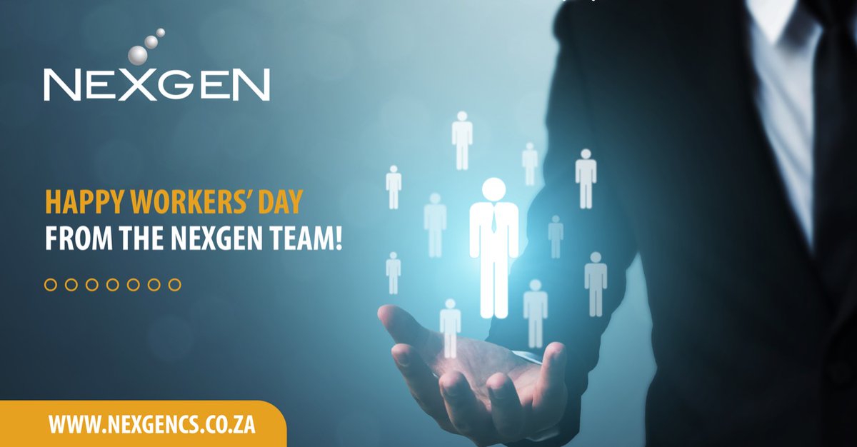 cs_nexgen's tweet photo. We wish all South Africans a happy Workers’ Day! Here at #NeXgen, we enable accurate #AttendanceManagement and better #TimeManagement with employers and employees in mind. Visit our website at NexGen – GPS https://t.co/N9tmadpKNx to read more. 

#ClockingSystems #Innovation https://t.co/uQsPA2Cjqg