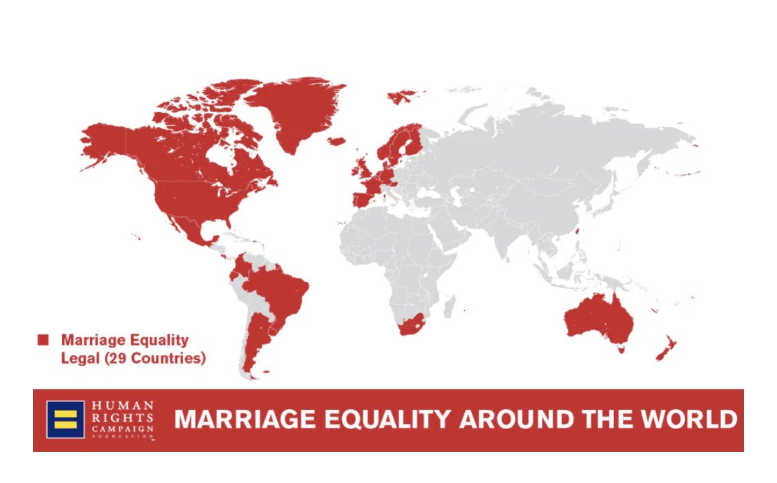 i find it so weird that gay marriage is still illegal in some countries. it’s 2021, how tf do ppl still think it should be illegal?