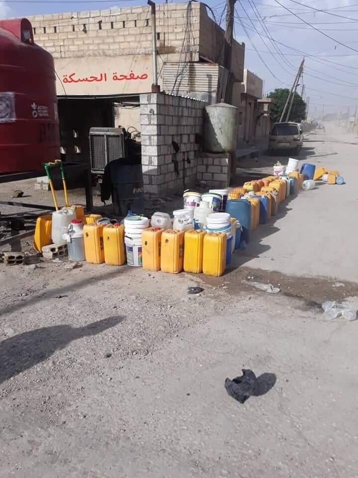 servano89's tweet photo. #AlHasaka is a province in the war-torn NE #Syria. People are suffering from the lack of #electricity and #water. #Turkey’s policy of water cut/#Euphrates cut/#Elok water station cut has resulted in a catastrophe.

@charitywater @Water @UNCoISyria @UNEnvoySyria @hrw @syriahr https://t.co/fciGJv2mX1