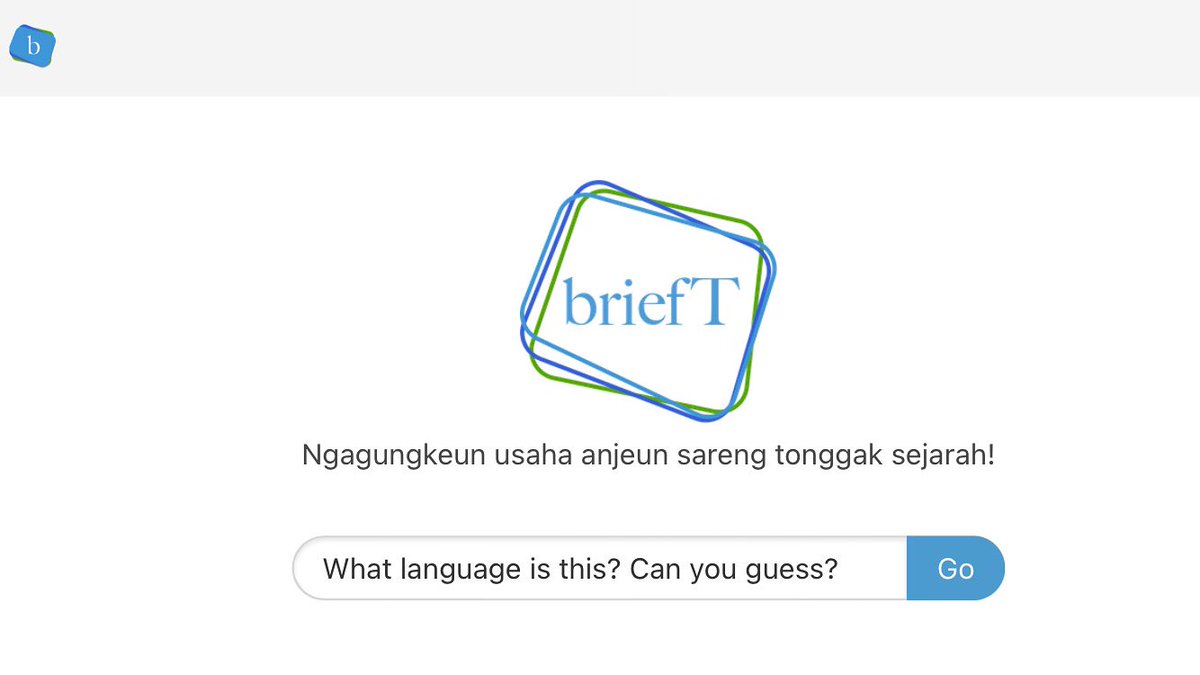 briefTOfficial's tweet photo. What language is this?

#whatlanguageisthis 
#letscelebrateyourefforts 
#briefT 
#celebrate 
#namethislanguage 
#celebrateyoureffortsandmilestone
#celebrateyourefforts
#efforts
#milestone

@briefthq 

Join us @ https://t.co/1EPEioVWNd and #celebrate your #efforts! https://t.co/mhwpnyIXGi