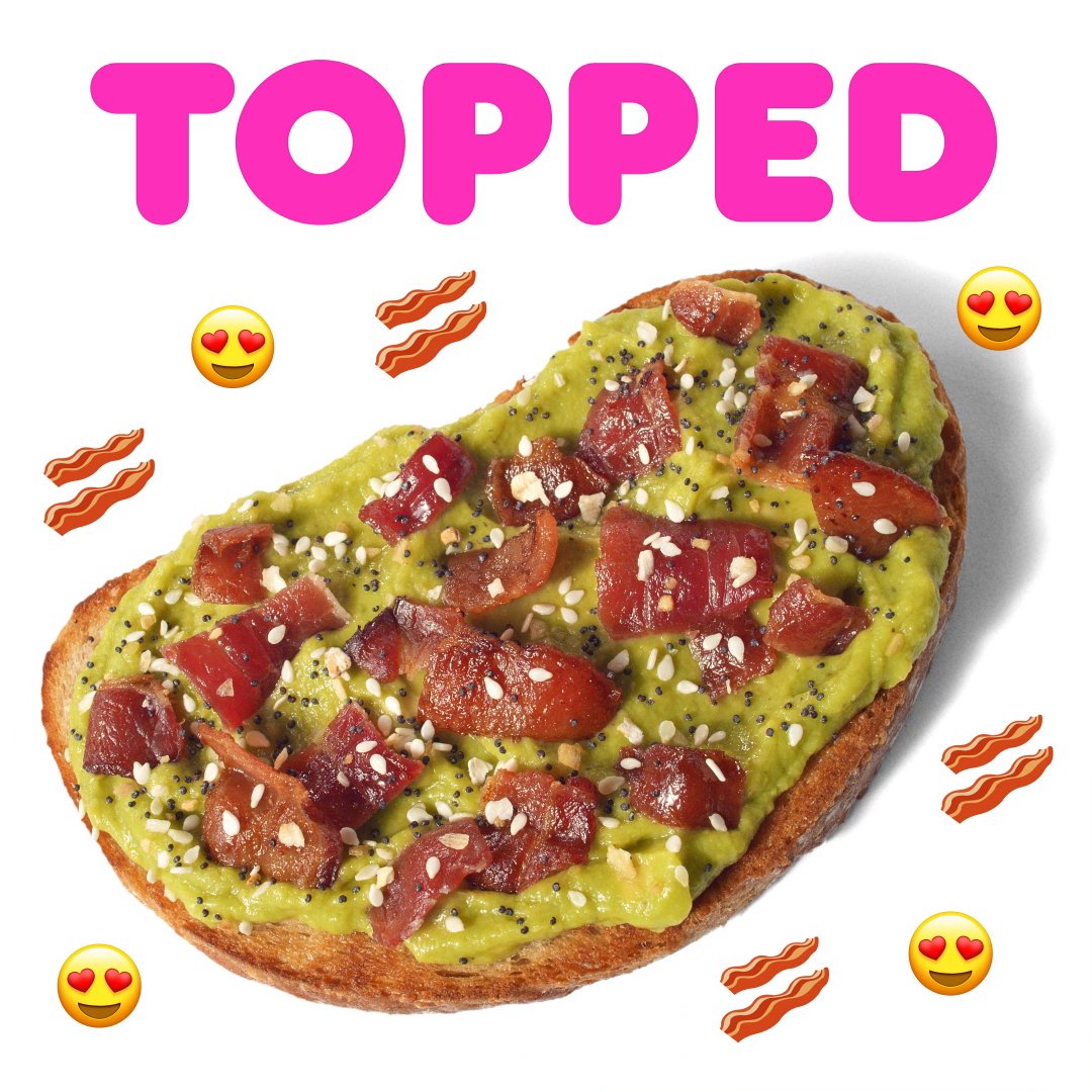Dunkin' on Twitter "How do you top our avocado toast, you ask? With