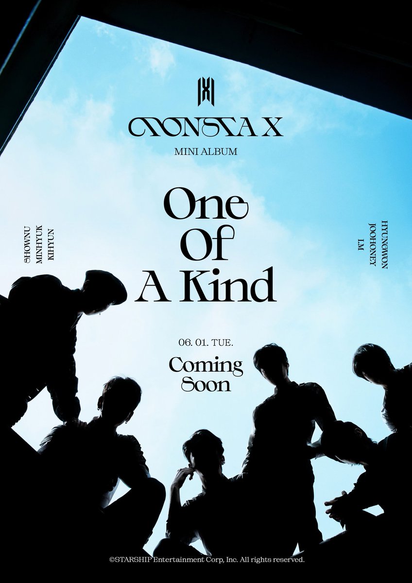 MONSTA X MINI ALBUM <One Of A Kind> 2021.06.01 COMING SOON #몬스타엑스 #MONSTAX #MONSTA_X #One_Of_A_Kind #COMING_SOON