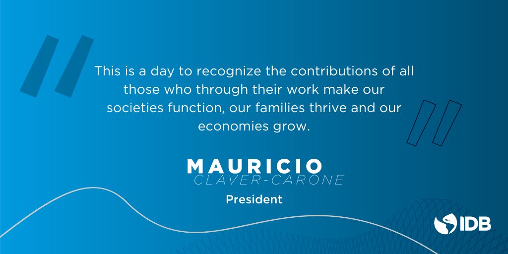 On this #WorkersDay, we support an economic recovery that includes a gender pers...