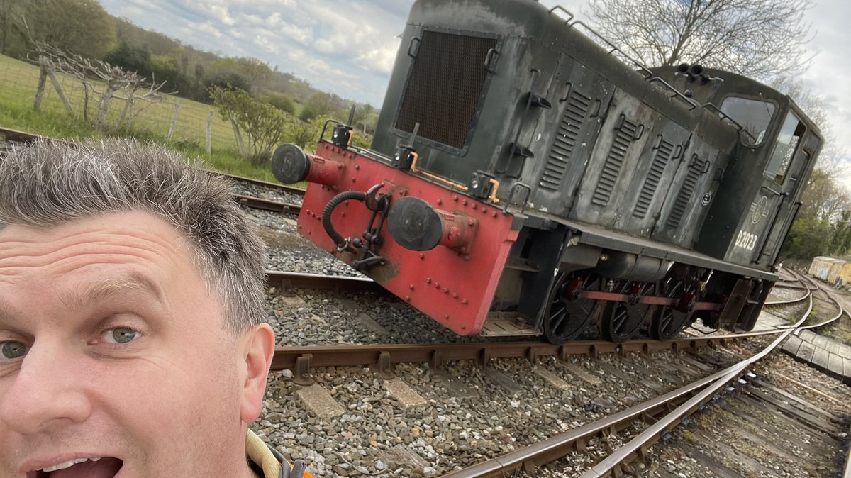 highspeedjv's tweet image. Went for an entirely different form of traction today #class03 #diesel #heritagerailway