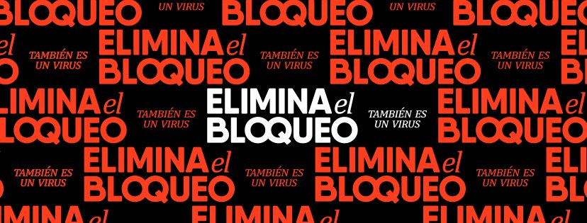 Este #PrimeroDeMayo digámoslo bien alto, para que el mundo nos escuche: el #BloqueoUSA también es un Virus, ELIMÍNALO...
‼️Quien se levanta hoy con #Cuba se levanta para #TodosLosTiempos‼️ #EliminaElBloqueo