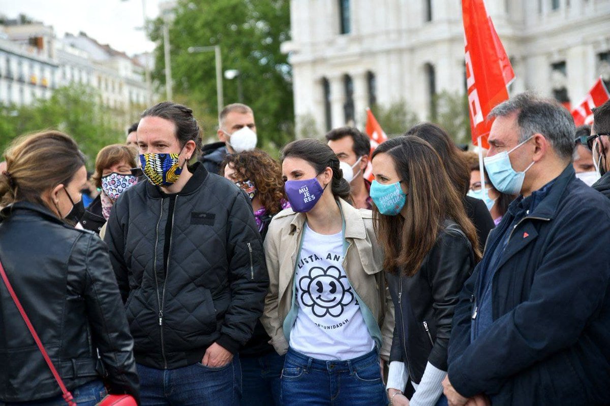 IreneMontero's tweet image. Que viva la lucha de la clase obrera
#1deMayo