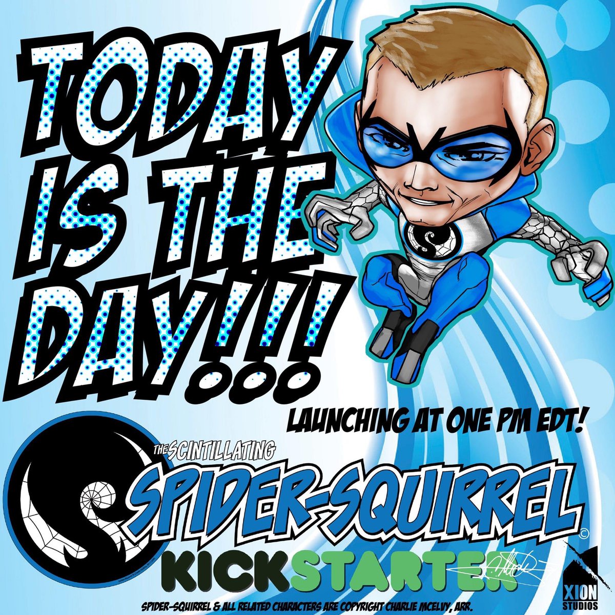 TODAY'S THE DAY!!!

I'll be on ChatAndDraw TODAY at 1pm EDT to launch my campaign!

Twitch.tv/mostepicart

Sign-up to be notified of my Kickstarter launch here:
kickstarter.com/projects/watch…

#supportindiecomics #TeamShortFuse #supportsmallbusiness #makecomics #comicbooks