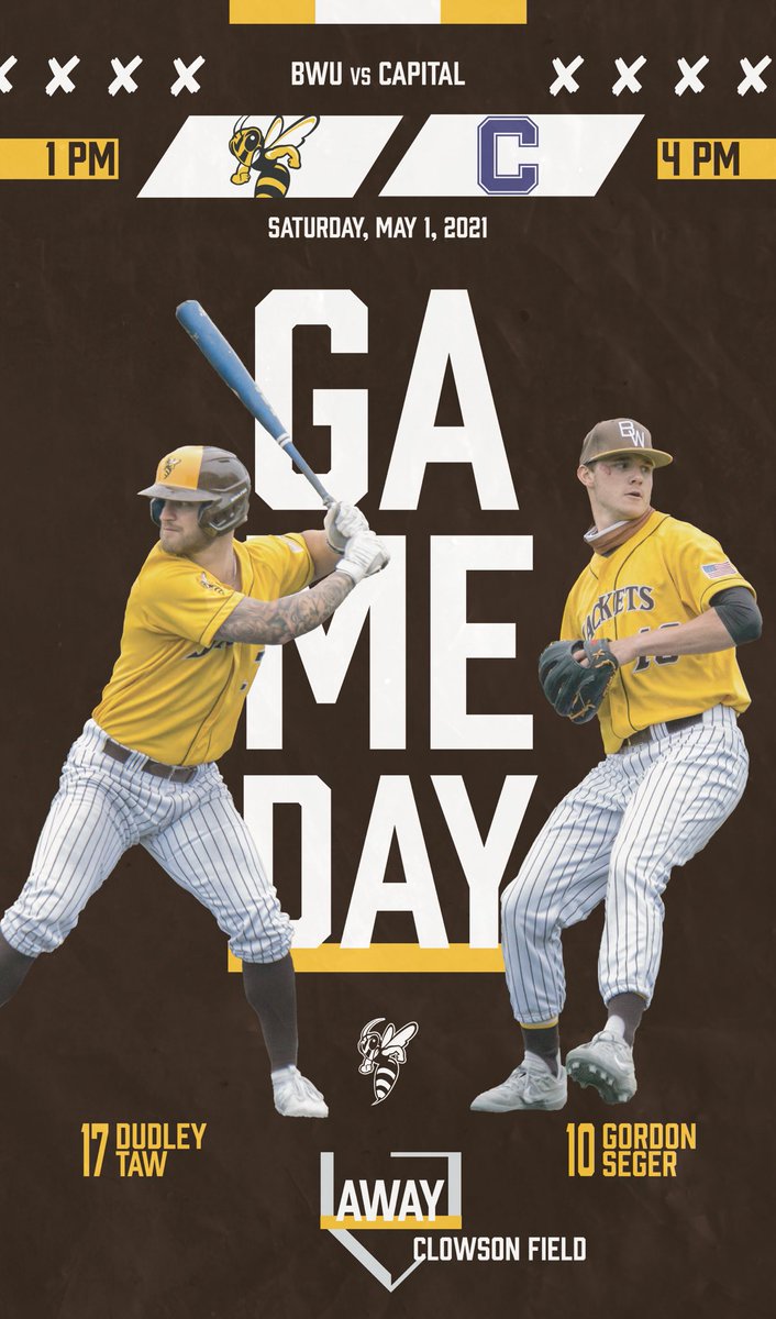 BWUBaseball's tweet image. We’re back on the road today! 😤

⏰ - 1 PM &amp;amp; 4 PM
📊 - bit.ly/3e6WuBa
📍- Clowson Field (5/1)

#BWBaseball #d3b