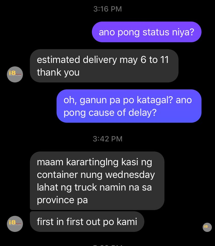 cloudmoonph's tweet photo. [ #CMUpdates ]

RE: WayV Kick Back NORMAL ETA
This was the given status by our courier. The trucks carrying the boxes have arrived at their provincial port, hence the delays. Once we receive new updates from them, we'll keep you updated on the box's status!

Thank you! 😊 https://t.co/7KKRzBy1Tm