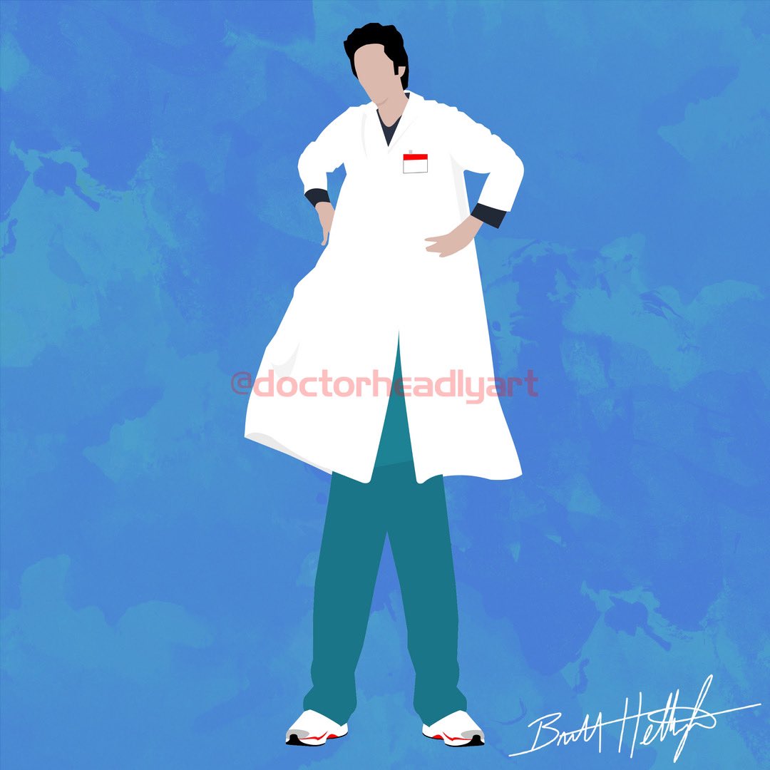 Doctor Headly Art on Twitter "Would you let the world’s most GIANT doctor treat you? scrubs 