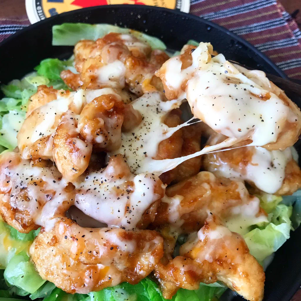 鶏むね肉が早変わり⁉みそ照り焼きチーズチキン‼