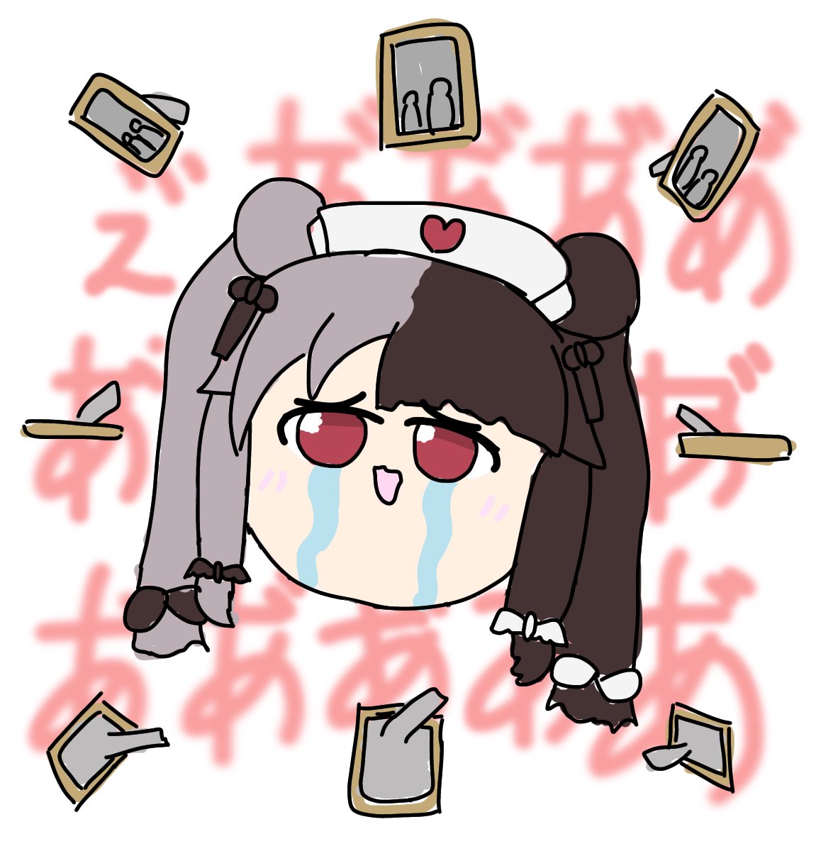 「めげない しょげない 泣いちゃダメ いけいけよるみちゃん

#れなの鳥っくあーと」|イニシアチブ大崎のイラスト