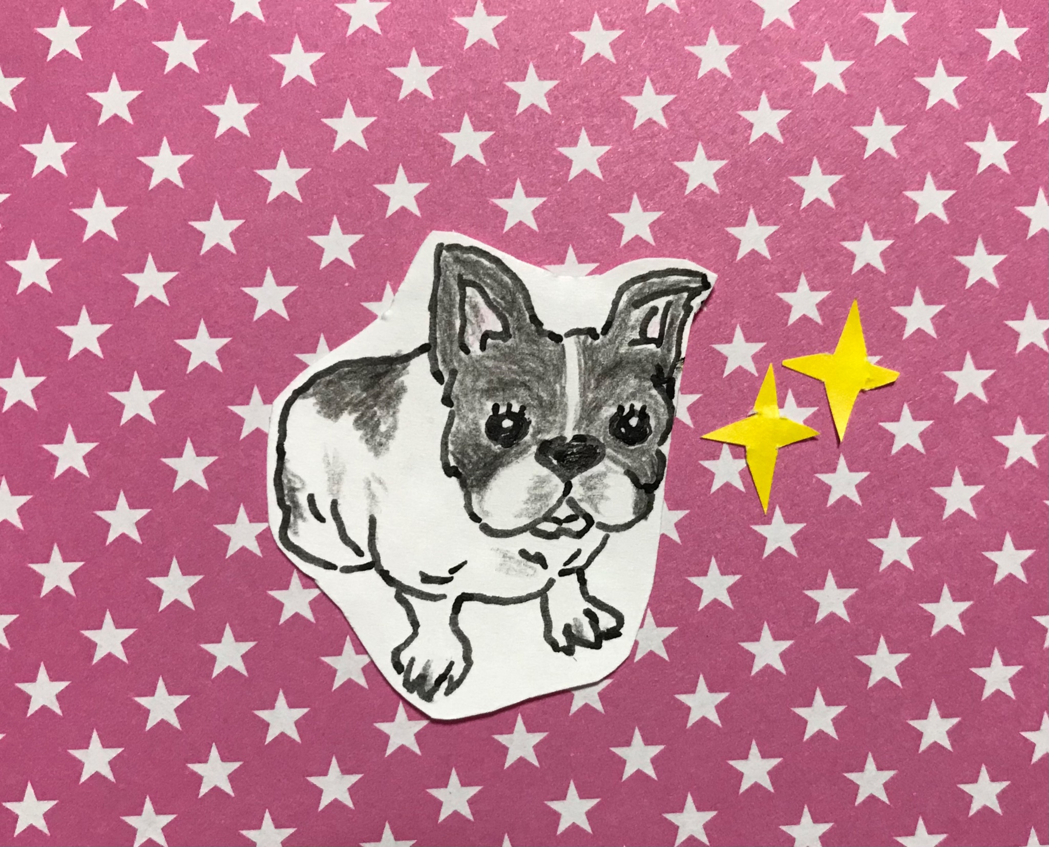 ひろろろっ の先は イラスト アナログイラスト 色鉛筆画 わんこイラスト フレブル フレンチブルドッグ T Co Zjghpsaaty Twitter