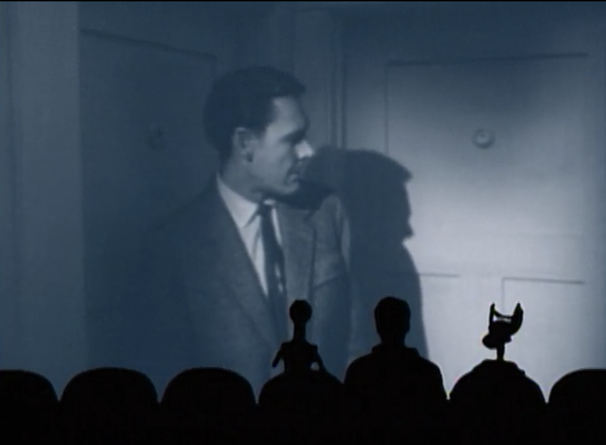 AnnotatedMST's tweet photo. Joel: Door number one, door number two, let’s make a deal!
**
#LetsMakeADeal #TVGameShows #thesedonotopentofindanotherdoor #andanotherdoor #andanotherdoor
**
MST3K #320: The Unearthly https://t.co/mvgeVaIwns