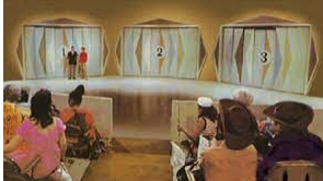 AnnotatedMST's tweet photo. Joel: Door number one, door number two, let’s make a deal!
**
#LetsMakeADeal #TVGameShows #thesedonotopentofindanotherdoor #andanotherdoor #andanotherdoor
**
MST3K #320: The Unearthly https://t.co/mvgeVaIwns