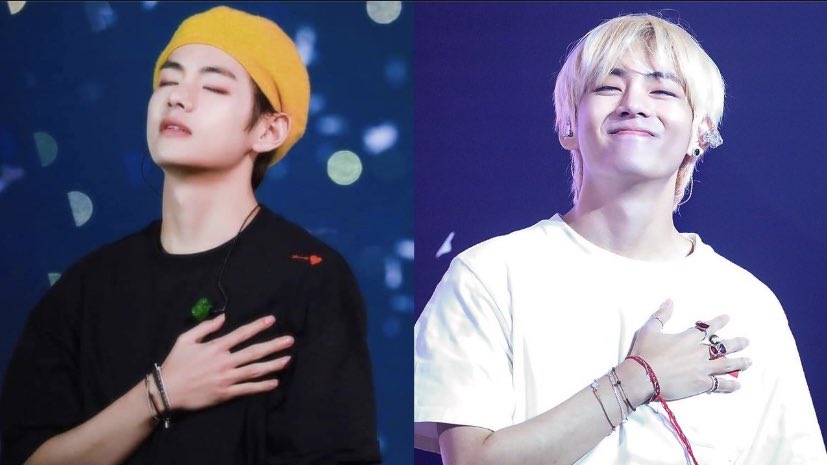 the way he always puts his hand on his heart while seeing armys 