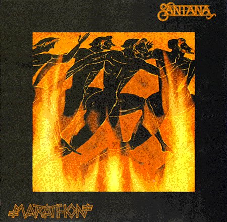 Mais ça peut aussi être une référence à la couverture de l’album "Marathon" du groupe de rock Santana (sorti en 1979).La même peinture y est représentée et Araki avait déjà fait référence au groupe pour le nom de Santana dans Battle Tendency.