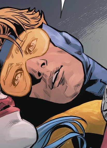 dailybluegold's tweet image. The way Travis Moore draws Booster Gold *chef’s kiss*