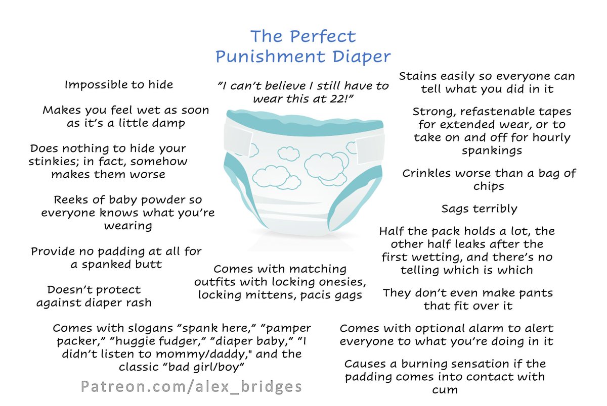 The perfect punishment diaper. pic.twitter.com/RdA8v7kALb. 
