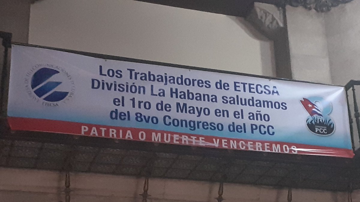 YoHabana's tweet photo. 🇨🇺🇨🇺🇨🇺
#1Mayo
#MiCasaEsMiPlaza
#DVLH https://t.co/37HI0JdTSe