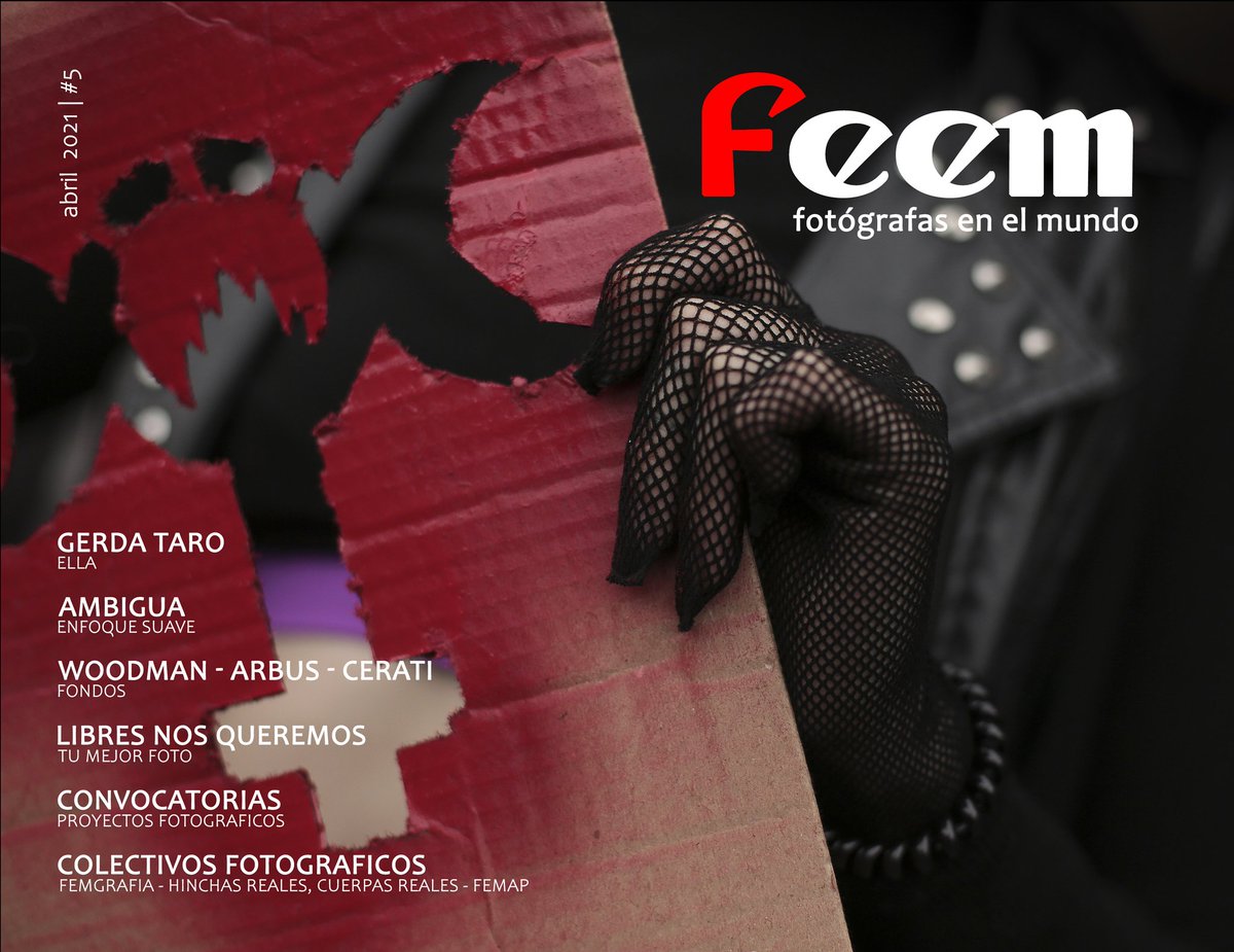FEEM #5 con un gran equipo editorial haciendo 
magia en cada sección.
<a href="/m_legui13/">Martín Leguizamón</a> | FONDOS
<a href="/LeckoVera/">Vera Lecko</a> | ENFOQUE SUAVE
<a href="/LopezSaglia/">Verónica López Saglia</a> |  ELLA
Alejandro Vergez | CONVOCATORIAS
<a href="/karinabbeltran/">Karina B. Beltrán</a>  | EDICIÓN y DIRECCIÓN