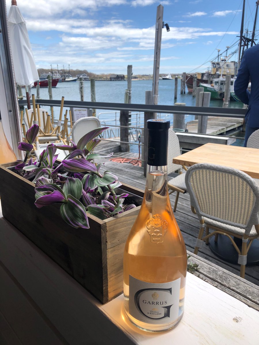 Excited to be pouring one of our favorites from @chateaudesclans on our patio. Grand Opening next Wednesday! #montauk #rose