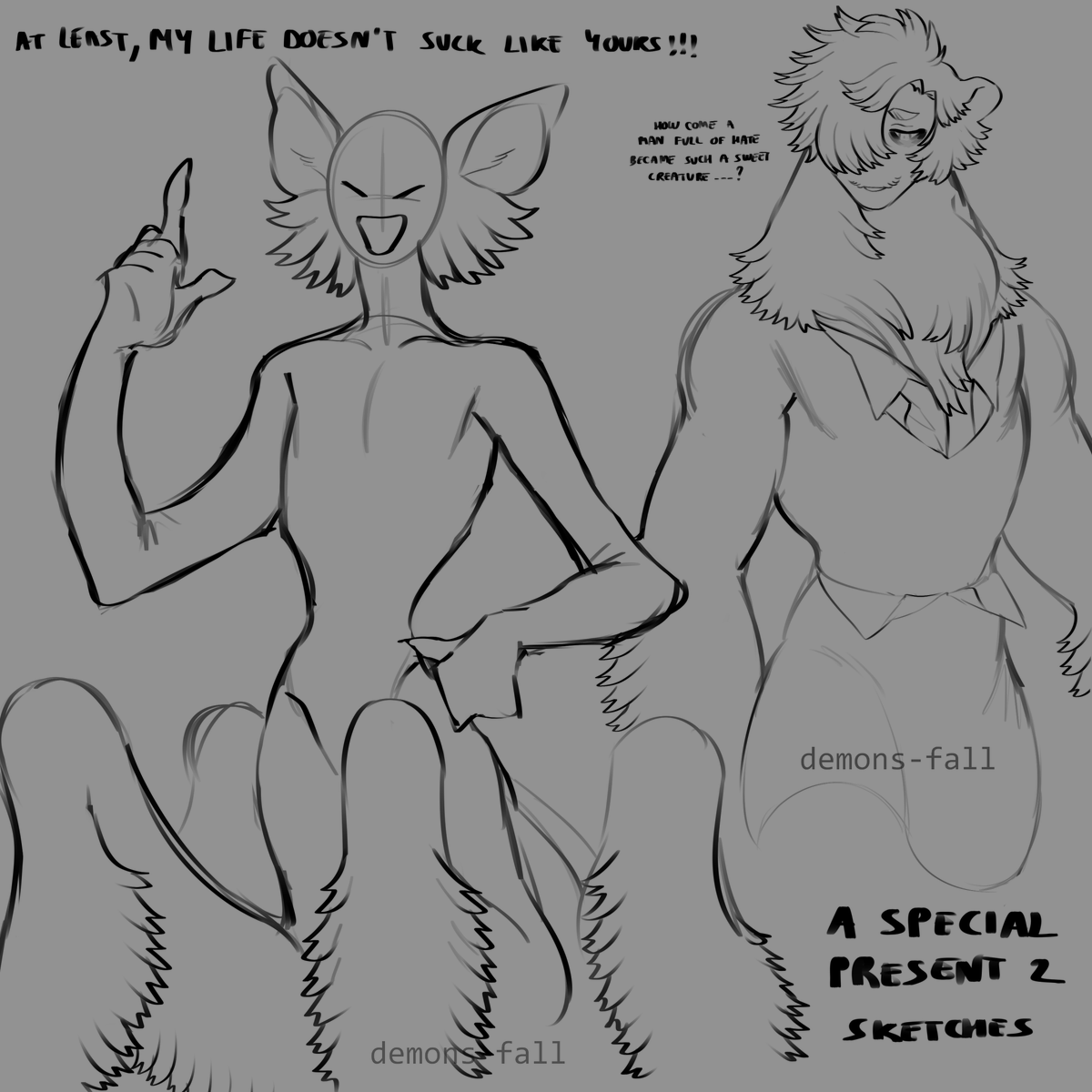 A Special Present 2 - sketches

With Rudolph and Santa (: