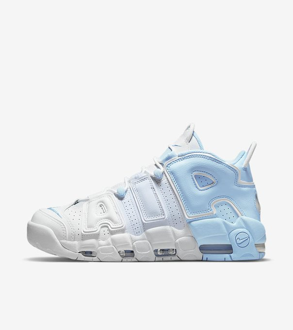 uptempo white blue