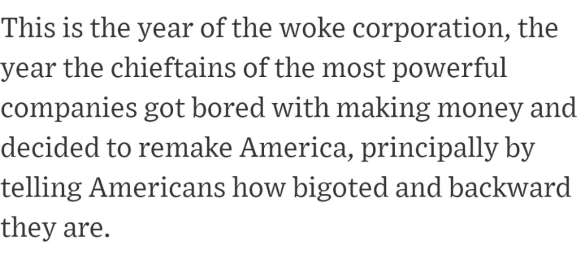 2/ The first thing you must do, as a good populist, is define your narrow faction as "us," or "we," or "Americans."Then you need a "they" who is screwing all of "us," preferably for some totally made up ad hominem reason like "because they're *bored*!"