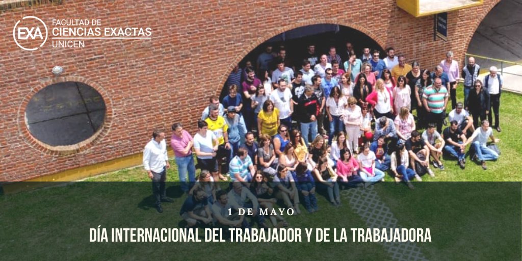 FCEx_UNICEN's tweet image. Saludamos a todos los trabajadores y trabajadoras en su día! 👩‍💻
#exactas #exaunicen #unicen