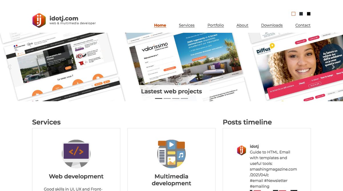 ipuntoj's tweet photo. https://t.co/yBf2uO1mYb has a new look, totally renew the source code, fully responsive, theme color switcher, and more... https://t.co/LSdwisimXl