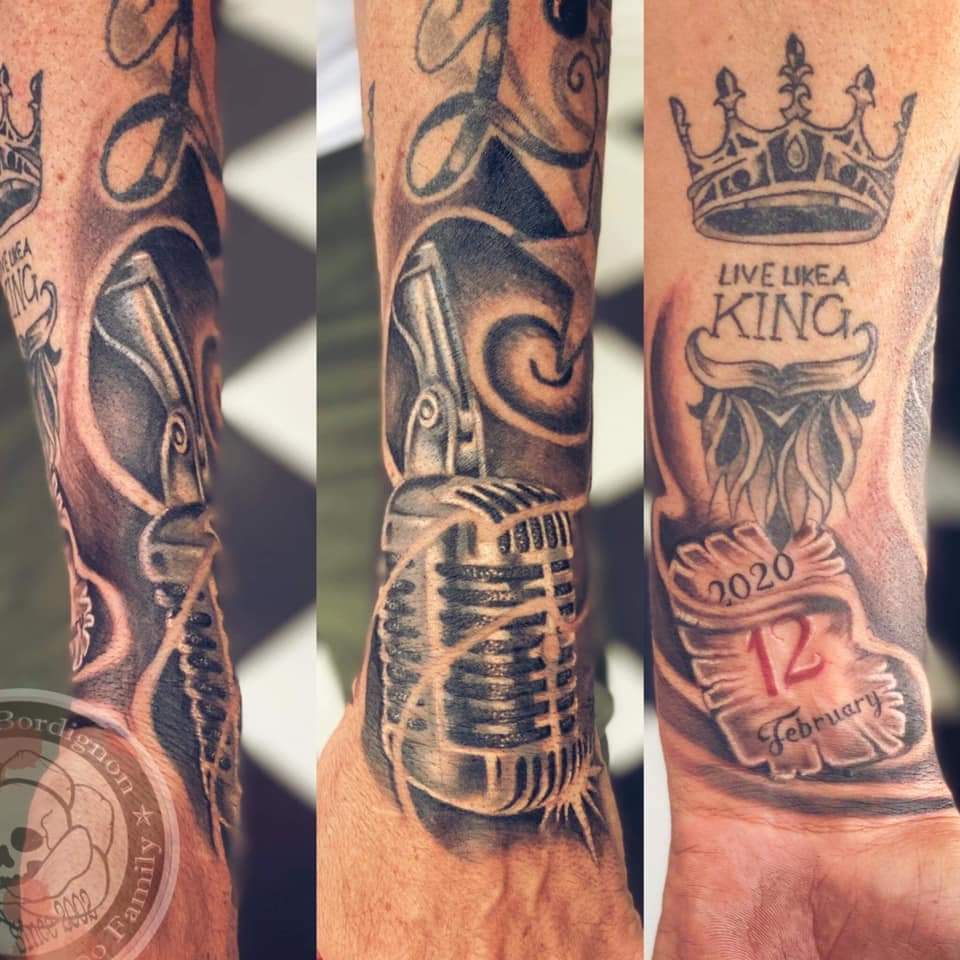 Live like a king Crown Sachin tattoos art gallery Facebook