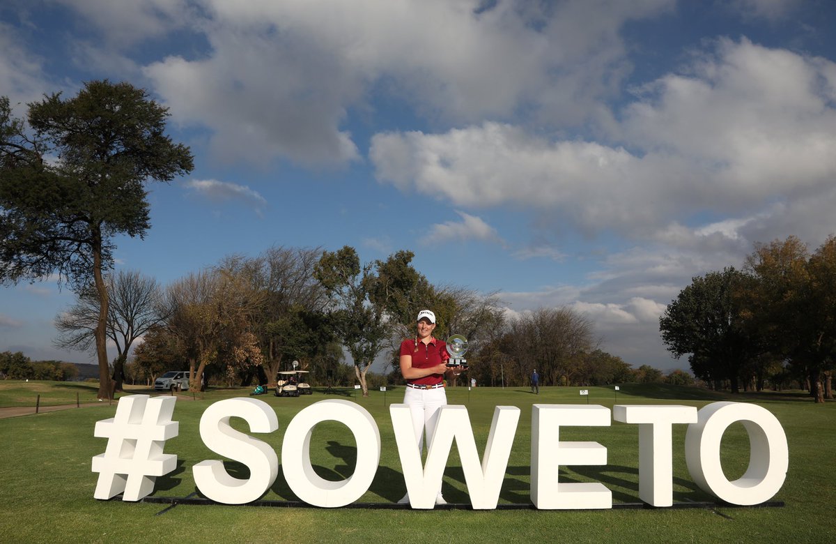 Happy to come away with the Win this week💪⛳️ A big thank you to everyone involved this week from the tournament organisers to Soweto country club ,the volunteers and all the sponsors @SLadiesTour @BongiMokaba @Investec Thank you to my sponsors and team.@BulldogAbrasive @SrixonSA