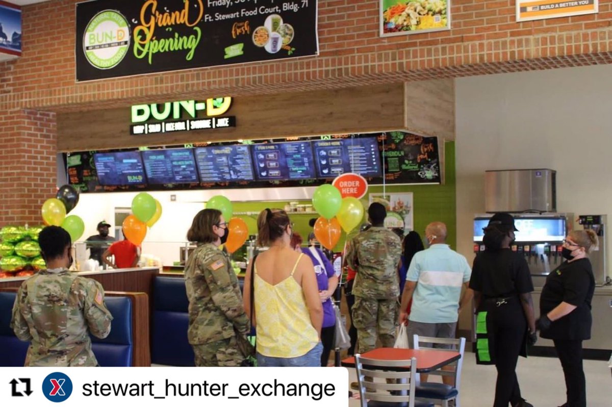 Bun-D (@bun__d) on Twitter photo #Repost @stewart_hunter_exchange with <a href="/make_repost/">Repost for Instagram</a>
・・・
Bun-D is officially OPEN at the Fort Stewart Exchange! Soldiers and their families have a healthy new restaurant for salads, wraps, rice bowls and smoothies!
Open Monday-Friday 0800-1700 & Saturday-Sunday 1100-1700. #Repost @stewart_hunter_exchange with <a href="/make_repost/">Repost for Instagram</a>
・・・
Bun-D is officially OPEN at the Fort Stewart Exchange! Soldiers and their families have a healthy new restaurant for salads, wraps, rice bowls and smoothies!
Open Monday-Friday 0800-1700 & Saturday-Sunday 1100-1700.