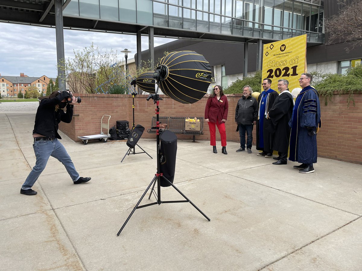 Graduates: College of Fine Arts photos are right underneath the Miller atrium!
