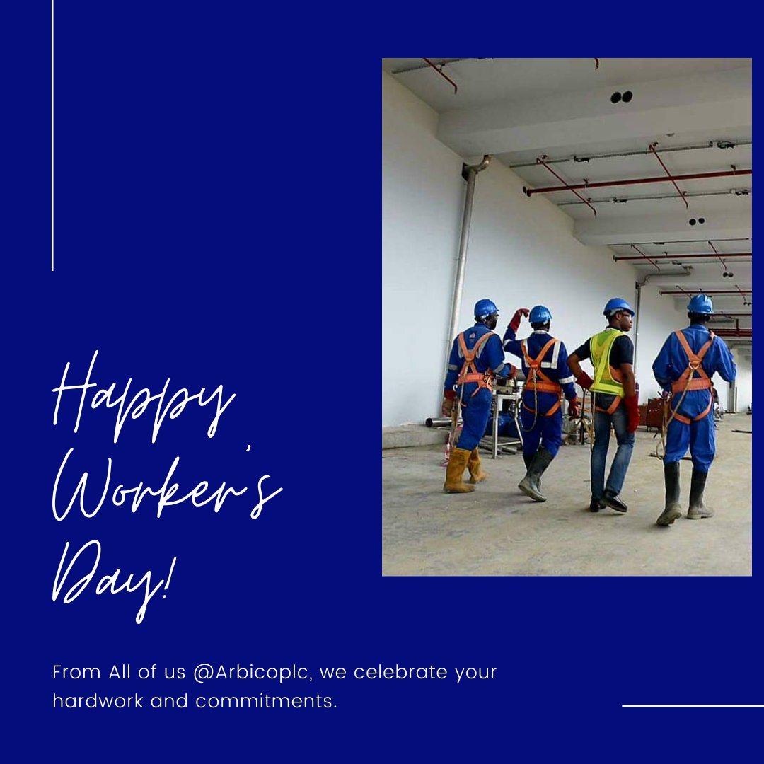 Happy International Worker's Day to the team that makes the dream work. 

We celebrate you for your hardwork and true commitments. 
#workersday2021
#TogetherWeBuild