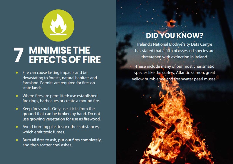 LeaveNoTraceIrl's tweet image. Last weekend both the Mourne Mountains and Killarney National Park suffered from the impacts of wildfires. It is estimated that over 2,000 hectares of land have been destroyed in the Kerry fire alone.  It is critical that over the summer months that we #MinimisetheEffectsofFire.