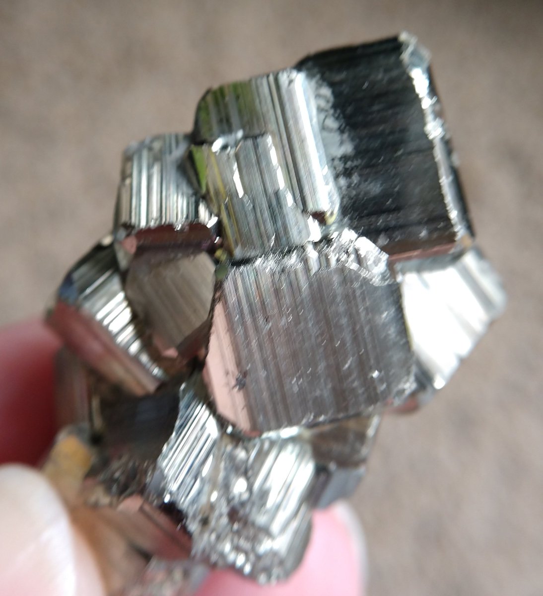 justalittleiphi's tweet photo. April's #MineralOfTheWeek by @FossilLocator is here!

Take a look at this gorgeous chunk of Peruvian Pyrite. 🔥 Classic. Who doesn't love Fool's Gold? 😱

And there is this dynamite 💥 checkerboard cut Prasiolite (green quartz) from Brasil. 👀 So shiny... ✨ https://t.co/R9EI3nAQH5