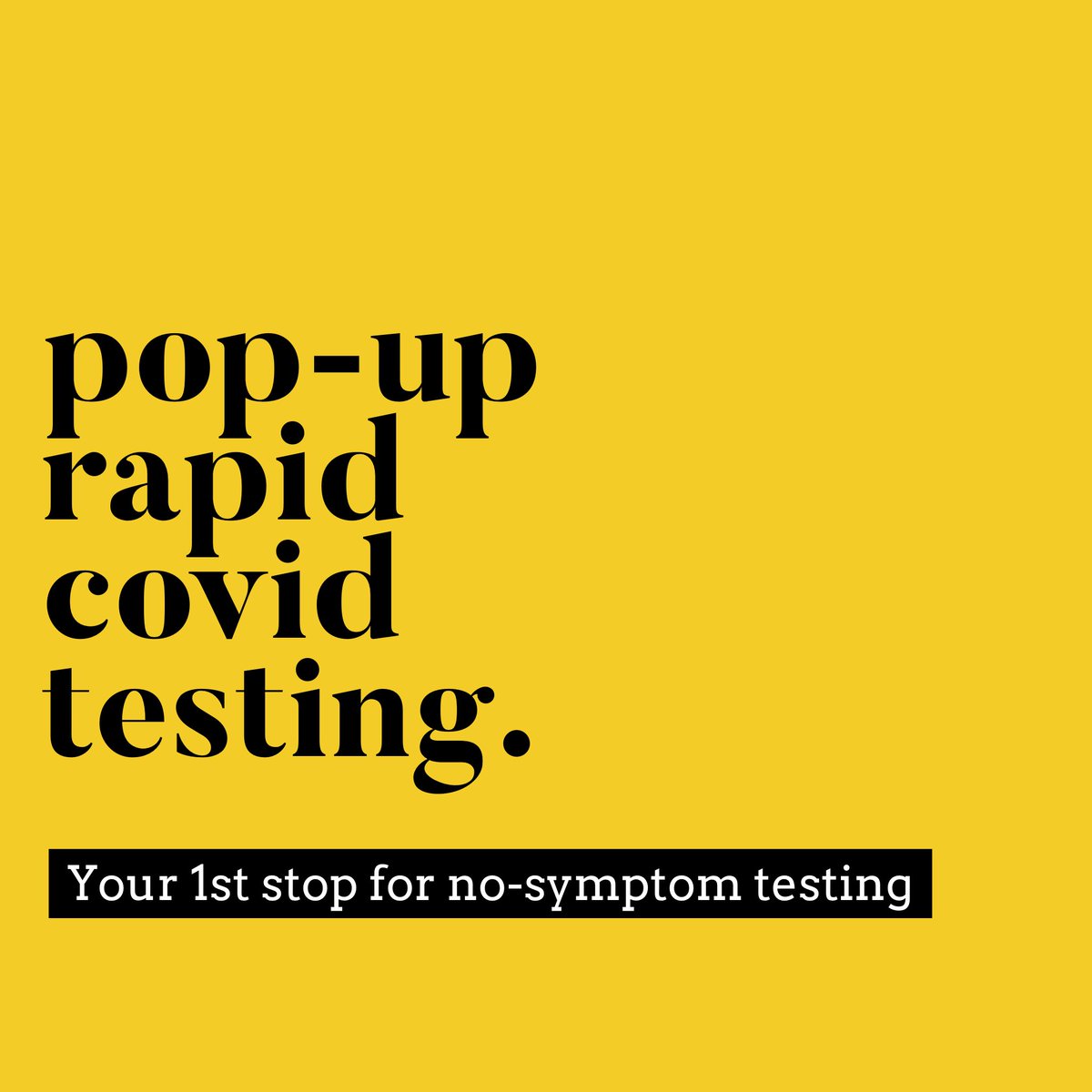 There is NO LINE to get a rapid test at the Halifax Convention Centre! Come get tested to protect yourself and others. #TestToProtect