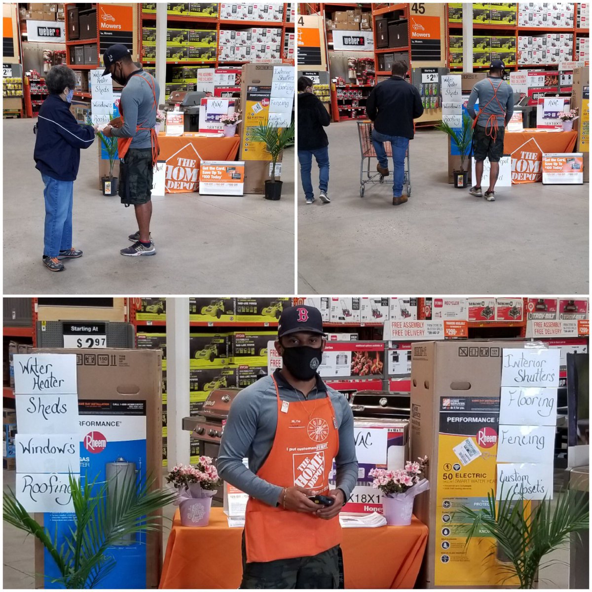 Lumber Supervisor Jason working the Lead table at 2501! <a href="/Gina_Windsor/">Gina Windsor</a> <a href="/BrianConwayTHD/">Brian Conway</a> <a href="/LeonRthd/">Leon Ram</a> @Kaylalynn2501