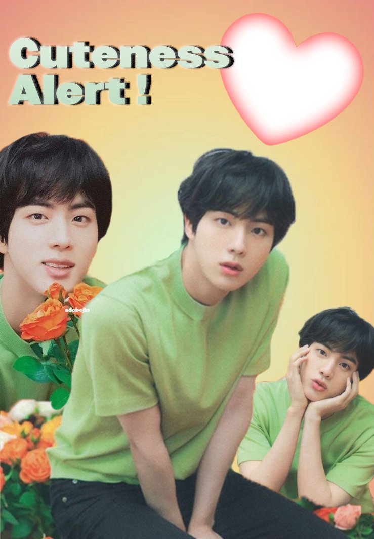 adobejin's tweet image. cuteness alert ! (✿ ♥‿♥) #BTS @BTS_twt
