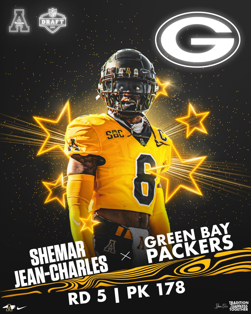 AppState_FB's tweet image. All-American ➡️ NFL

@sherm_ftc is a Green Bay Packer!

#GoApp #AppStateNFL