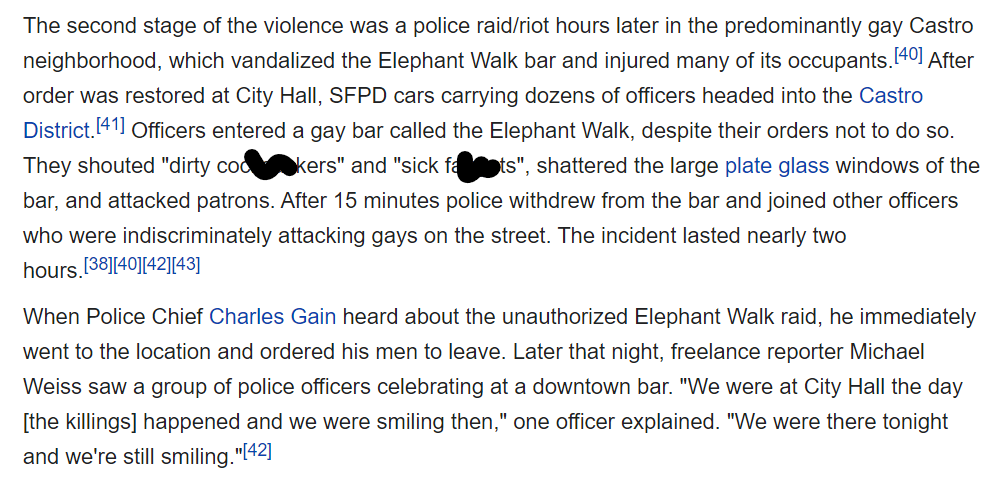 And if you think I’m exaggerating about cops being murderous, please read this description of how the police reacted to the assassination and the ensuing unrest. The police “smiled” at the killings.